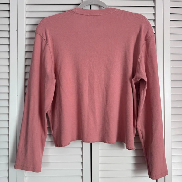 ATM Crew Neck Long Sleeve Cotton Top Sweatshirt Size Large - Picture 2 of 6